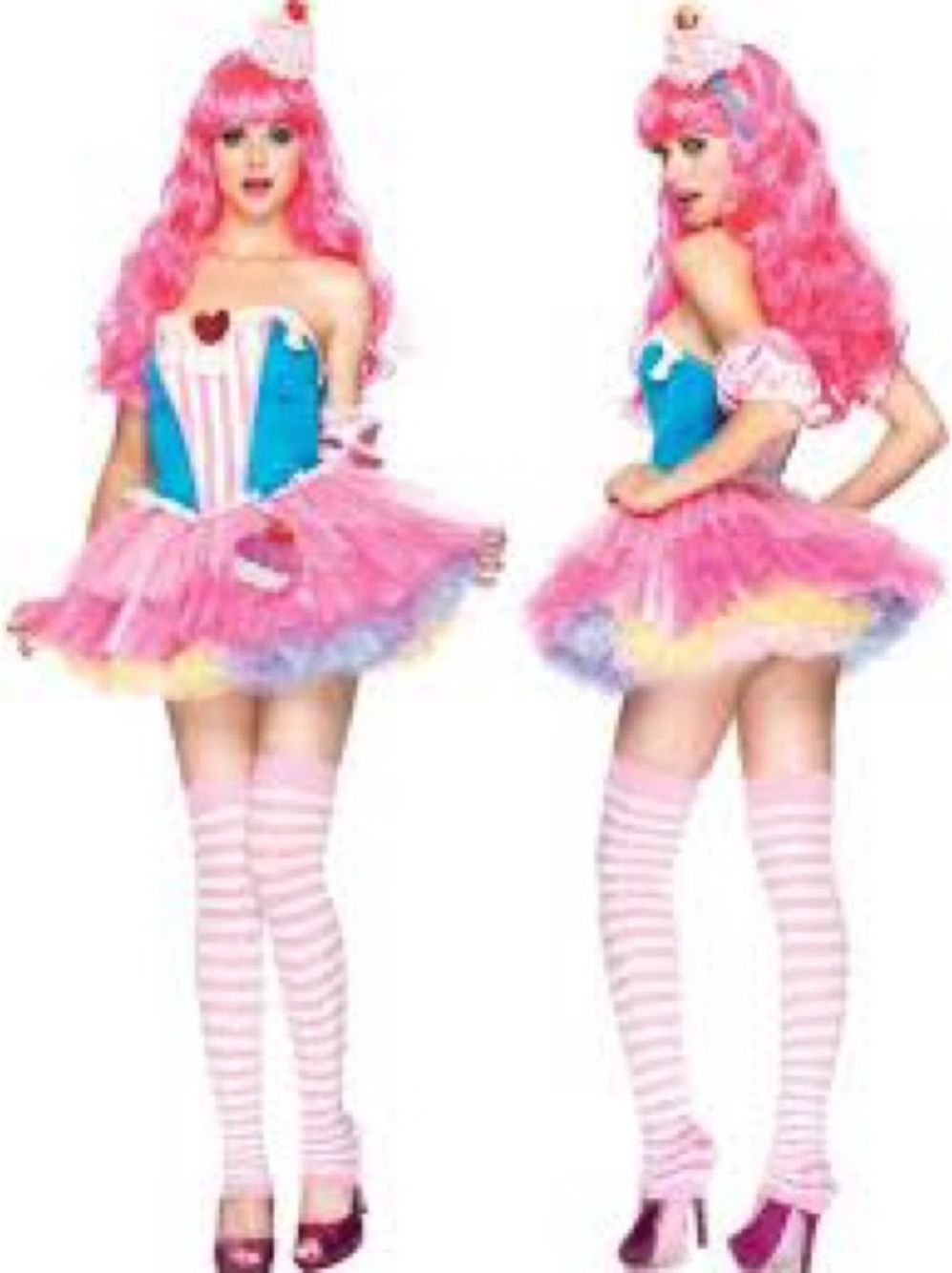 ISO!!! In search of Leg Avenue Pink and Blue Candy Tutu Costume - Picture 1 of 1